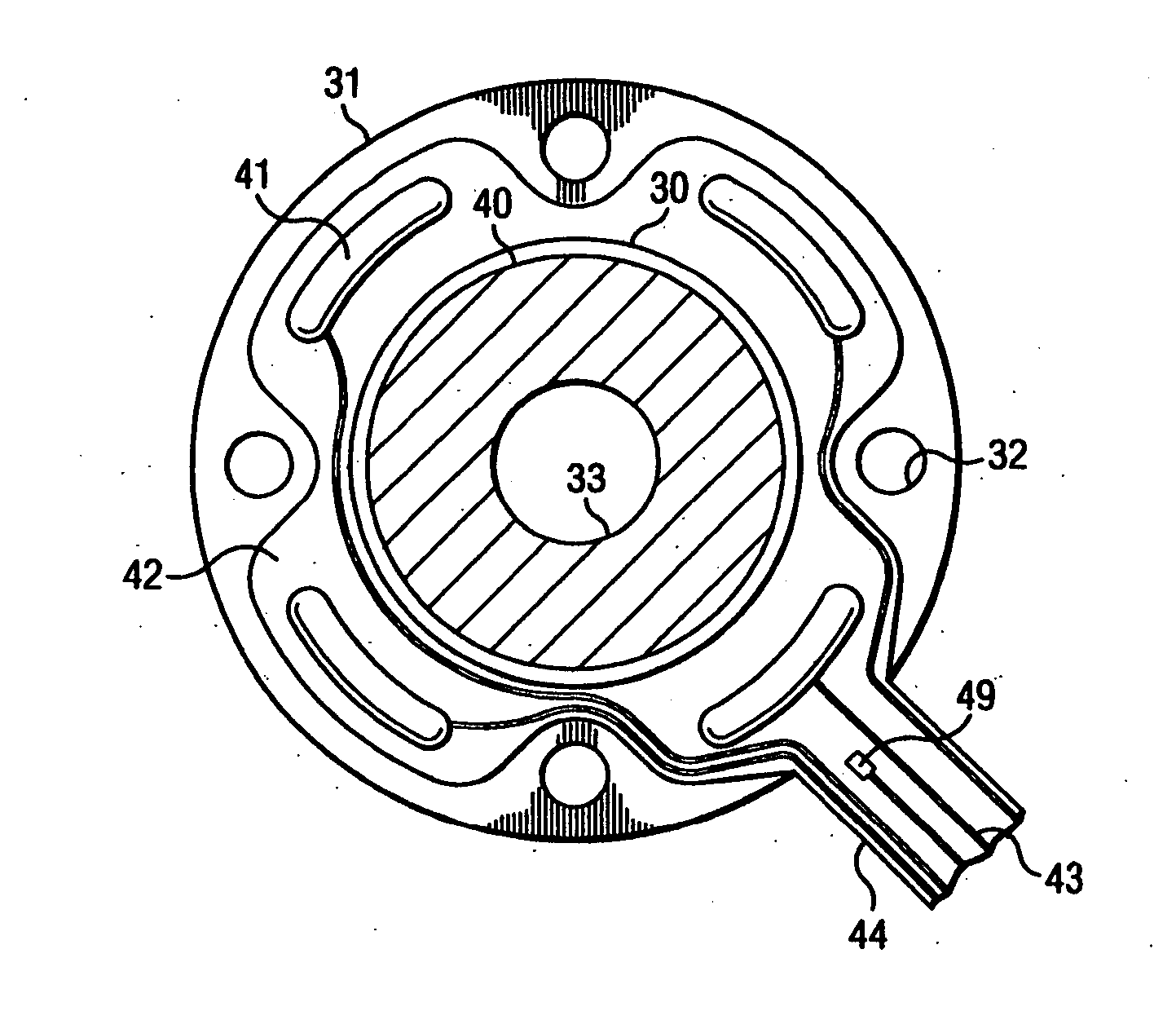 Compressive load sensor by capacitive measurement