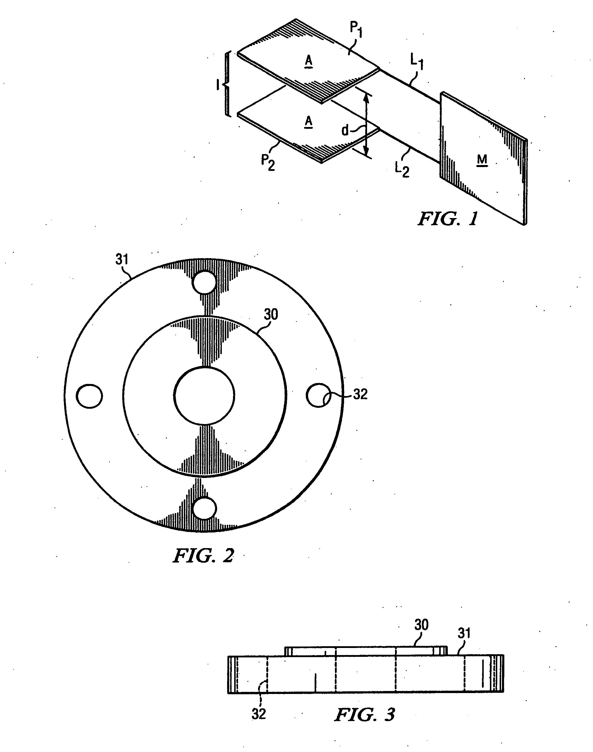 Compressive load sensor by capacitive measurement