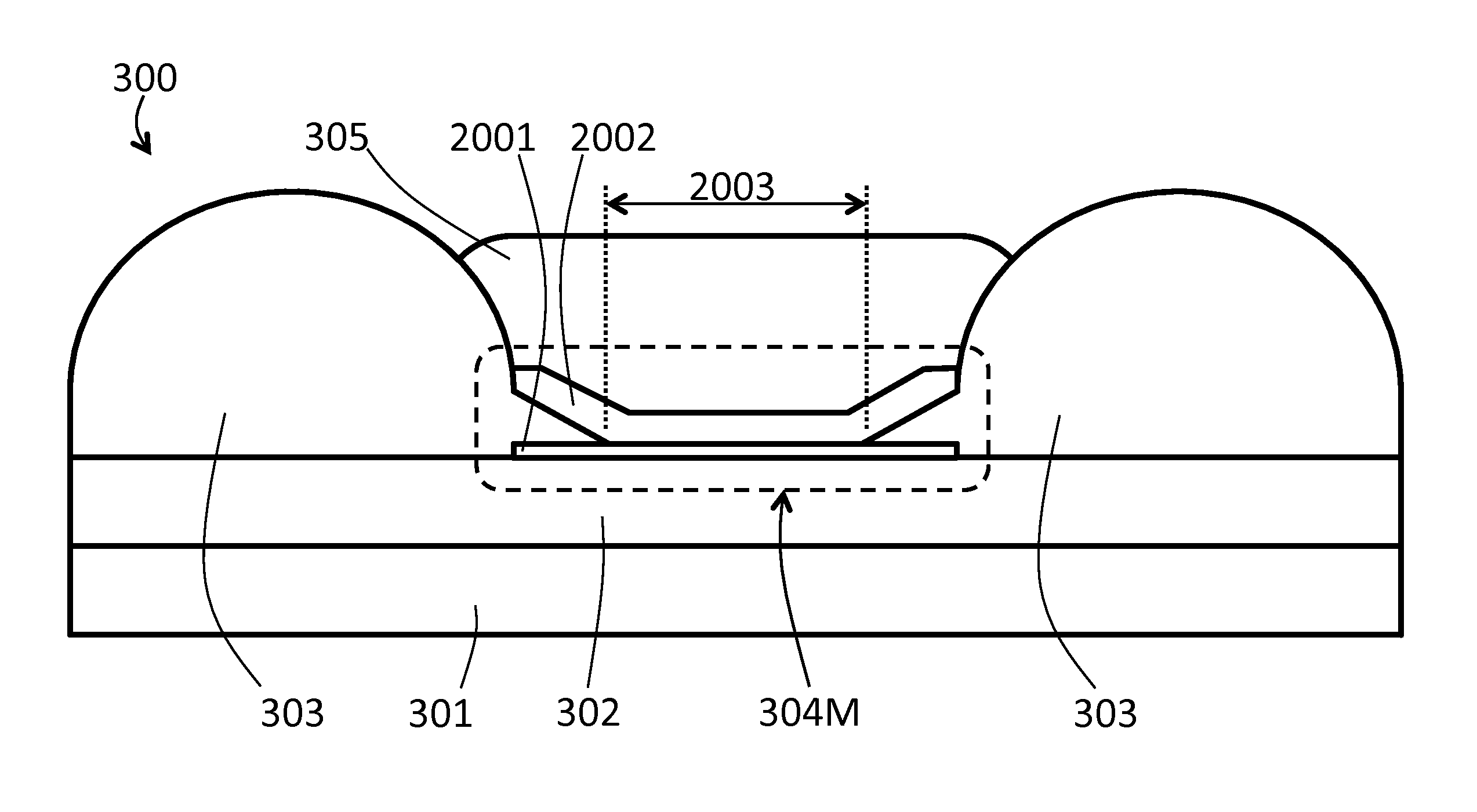 Local seal for encapsulation of electro-optical element on a flexible substrate