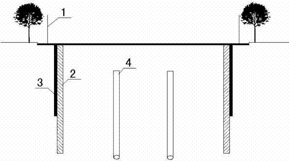 Novel construction method for closing traffic in short time