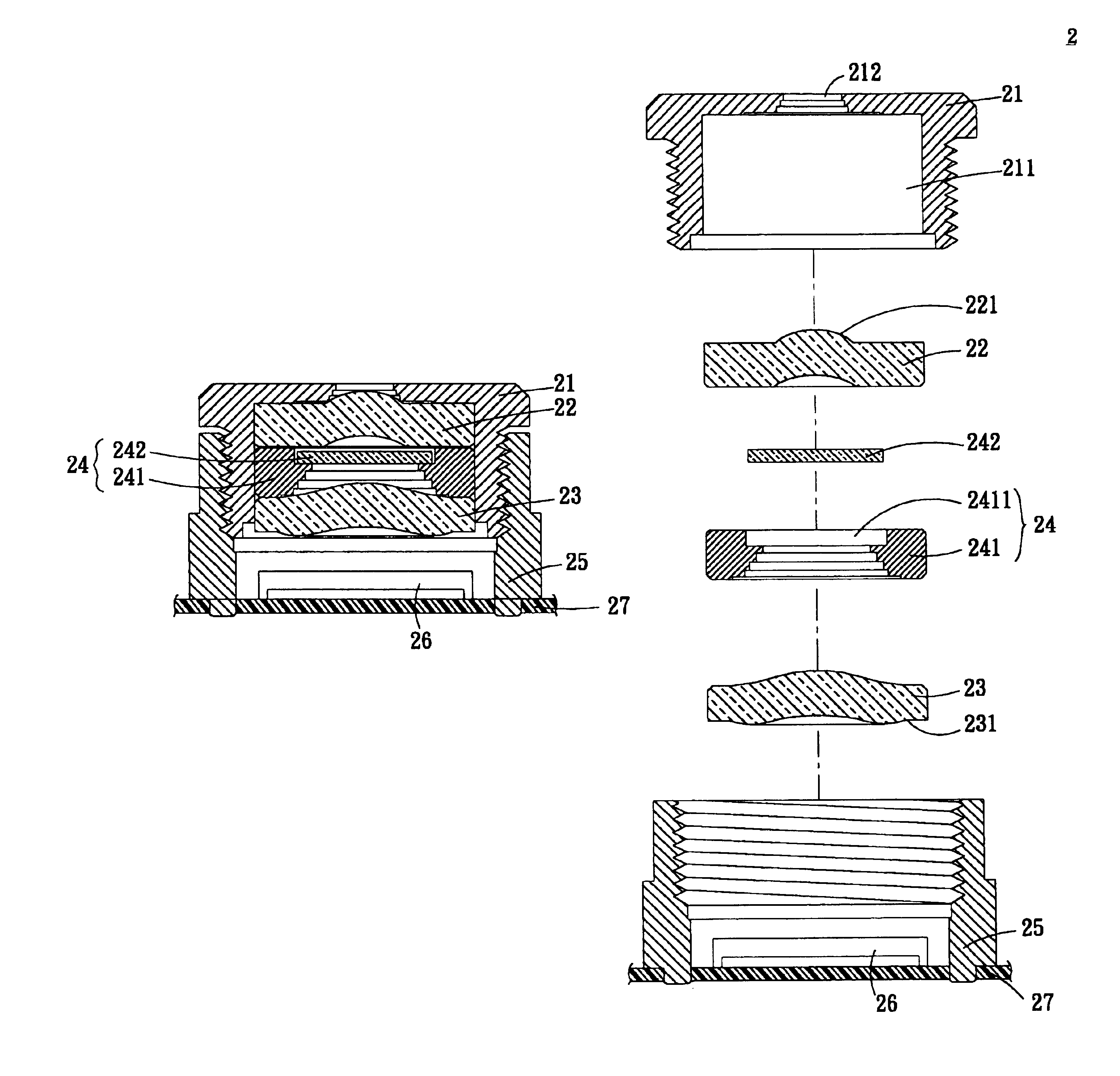 Camera lens assembly