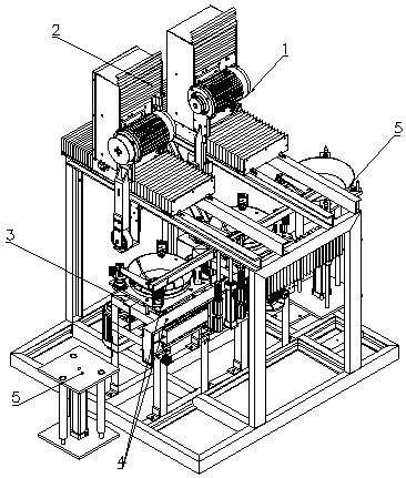 Novel full-automatic iron pan polishing machine