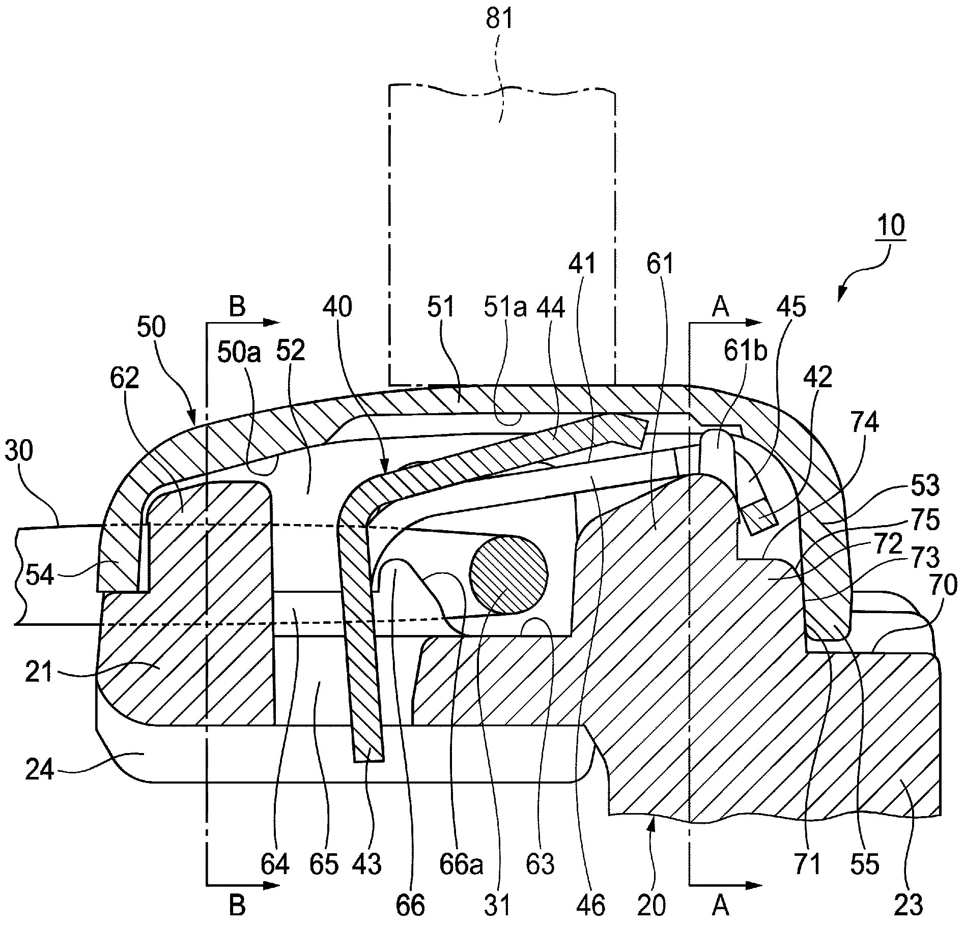 Slider for slide fastener