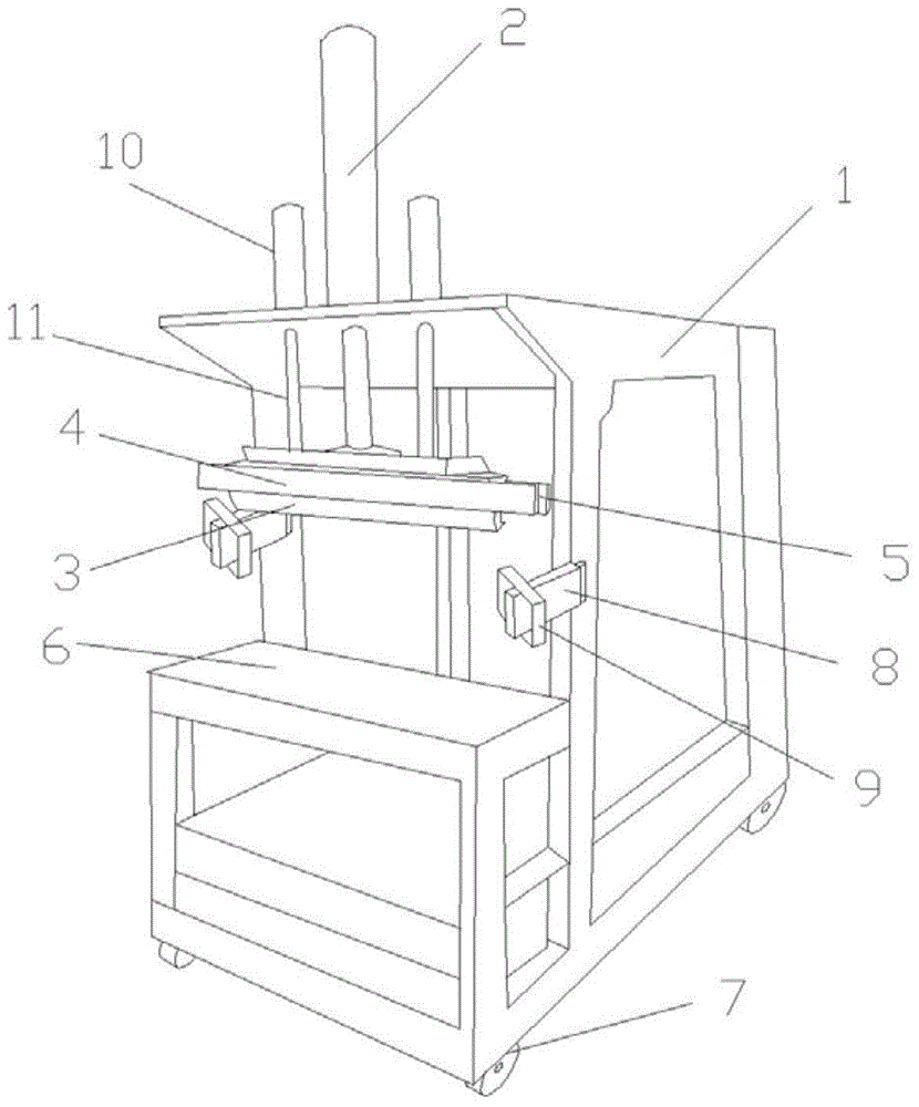 Hydraulic air sealing machine for outer sleeve