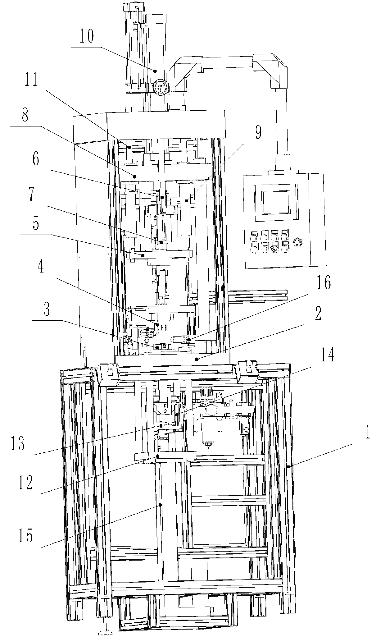 A rotor gap adjustment device for an automobile cooling fan motor