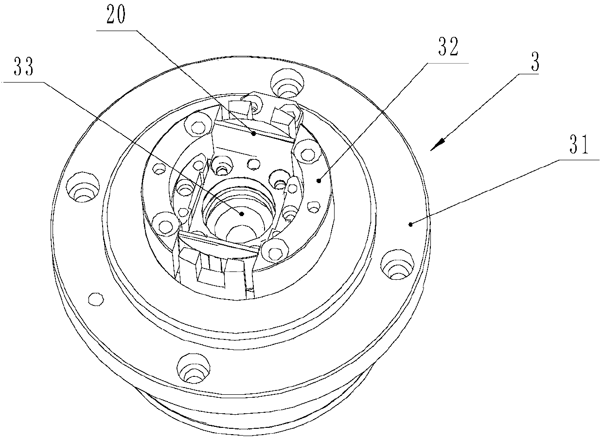 A rotor gap adjustment device for an automobile cooling fan motor