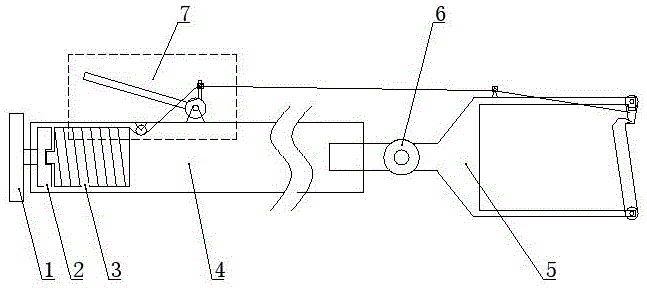 Suspending rod special for suspending barrier-cleaning device