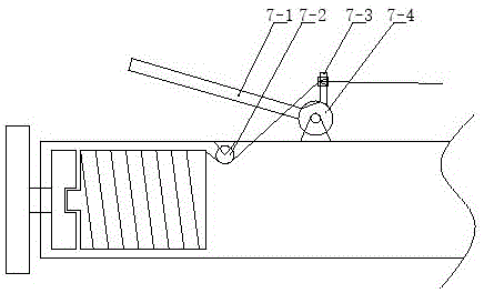 Suspending rod special for suspending barrier-cleaning device