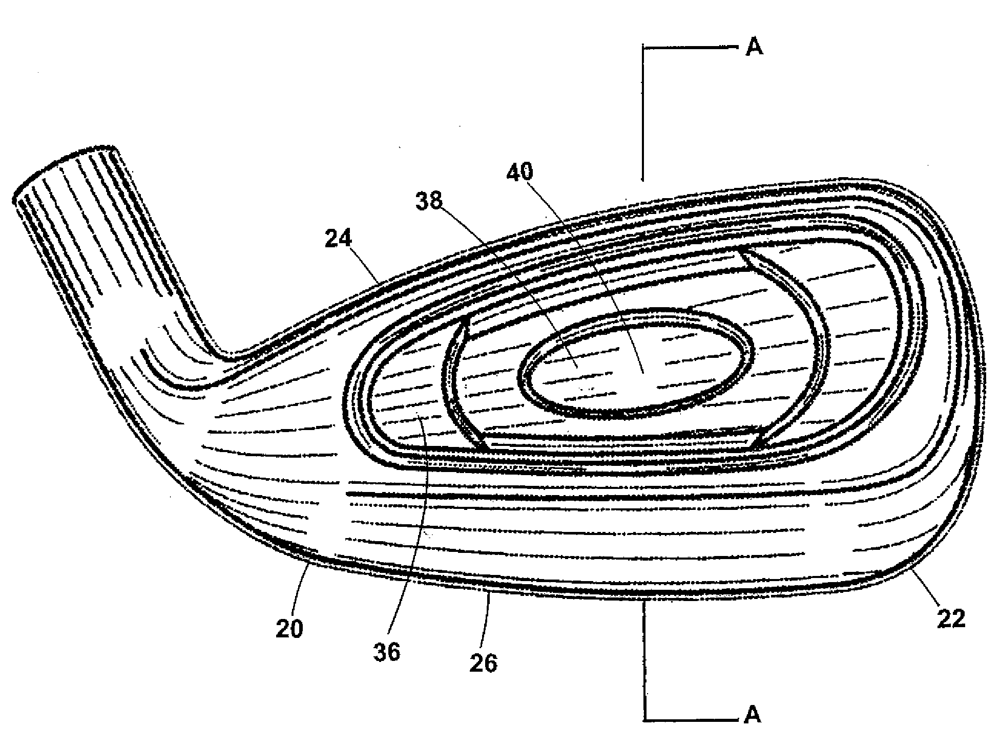 Cavity back golf club head