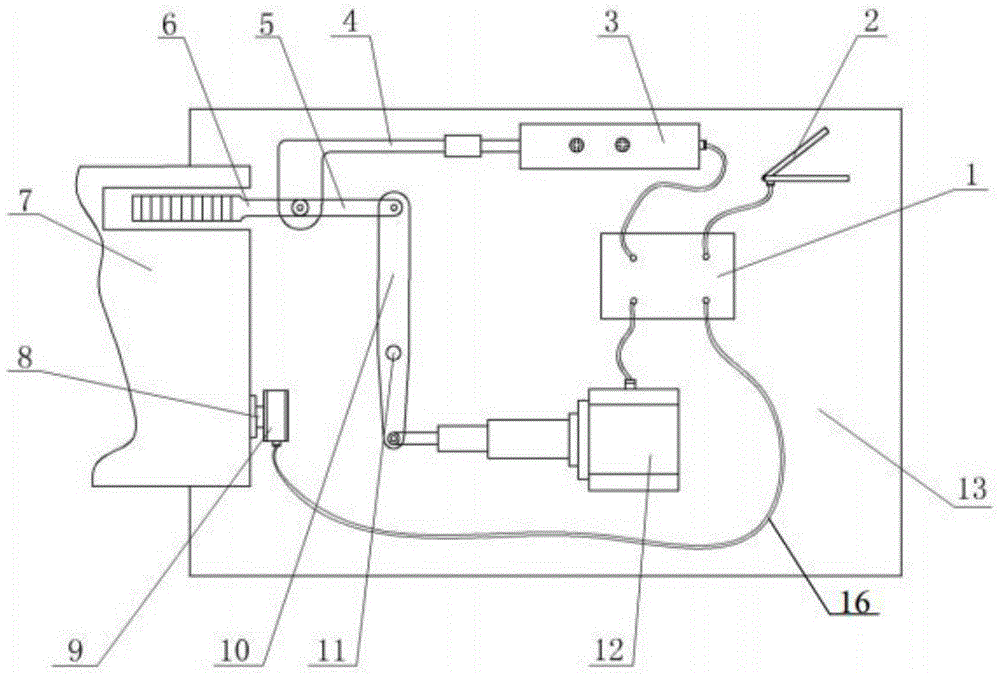 A diesel engine speed control device