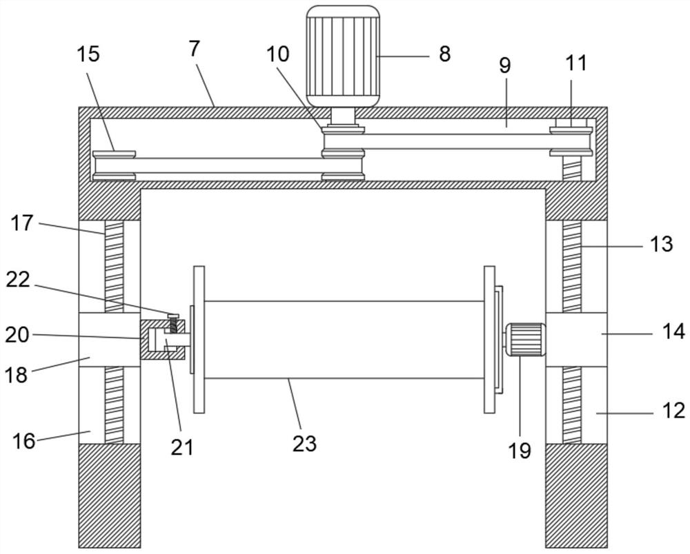 Cable take-up and pay-off device for subway mechanical and electrical construction and using method of cable take-up and pay-off device