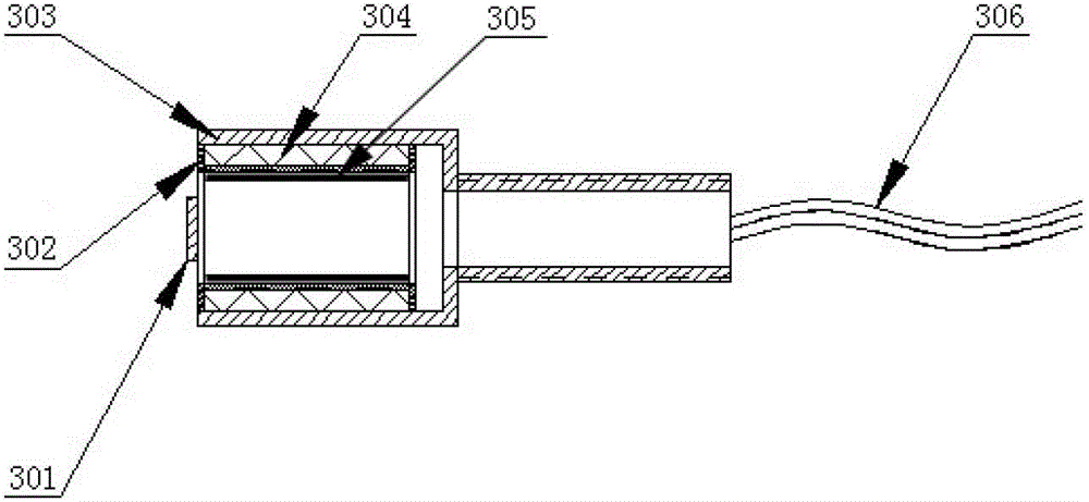 Detection method and detection system for small holes in metal profiles based on eddy current sensor