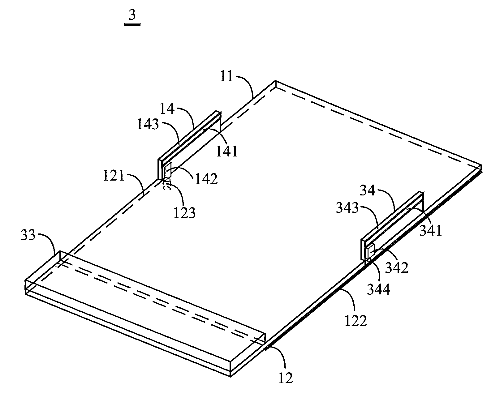 Mobile communication device with low near-field radiation and related antenna structure