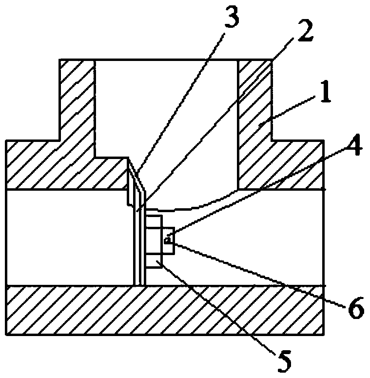 A swing check valve