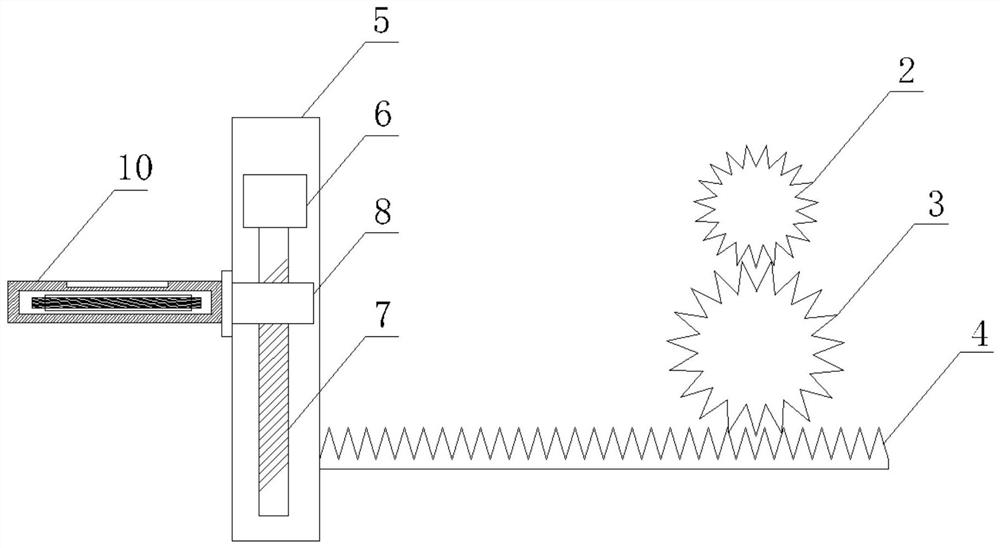 Storage yard single-machine large-arm laser scanner assembly structure