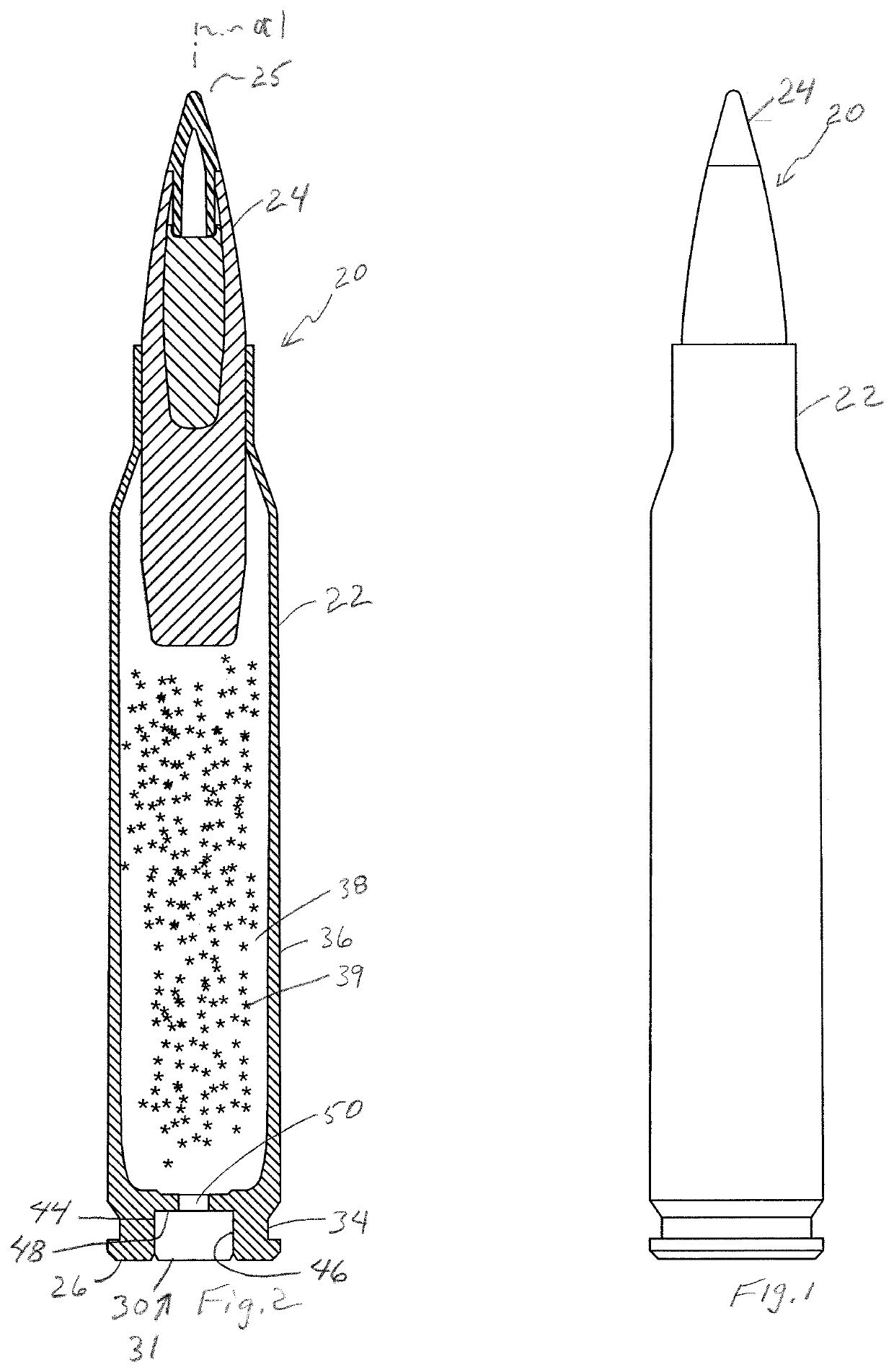 High pressure rifle cartridge with primer