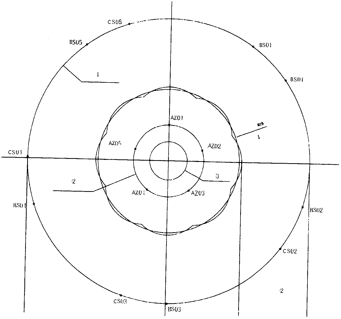 Multiple-working-face parallel working process for shaft ground pre-grouting