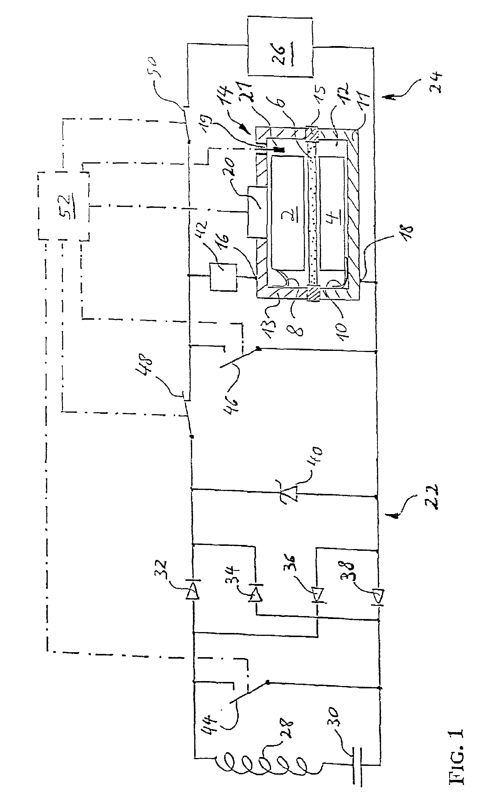 Secondary electrochemical cell