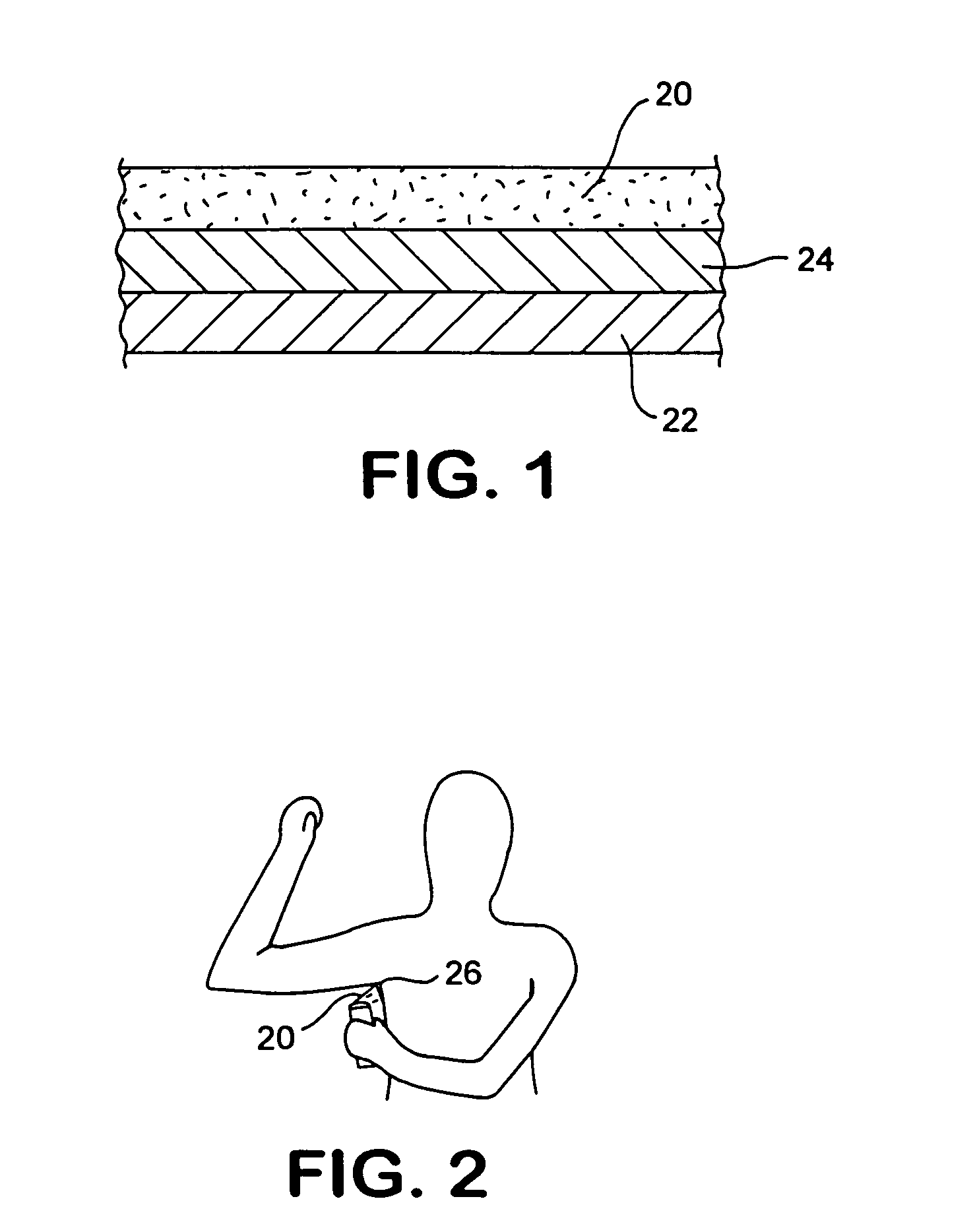 Absorbent binder coating