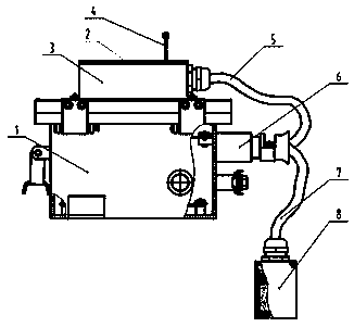 Online explosive-proof electromagnetic ultrasonic detection system and method of corrosion thickness decrease of oil and gas pipeline