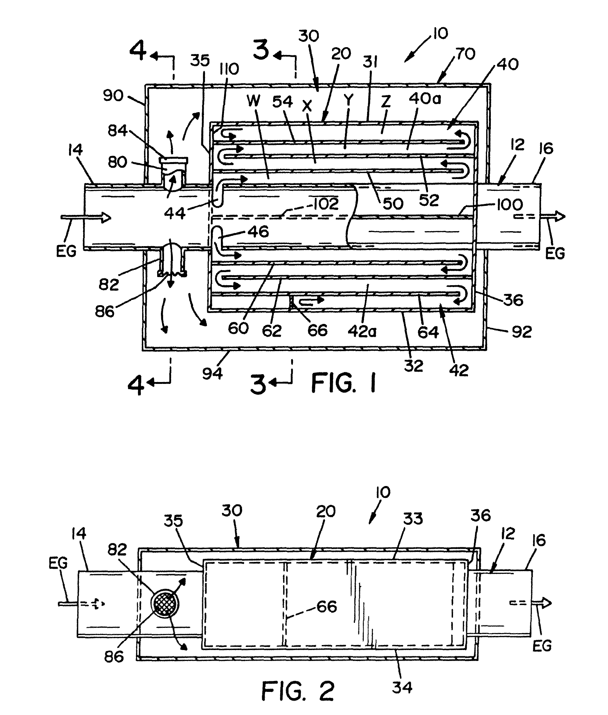 Exhaust muffler