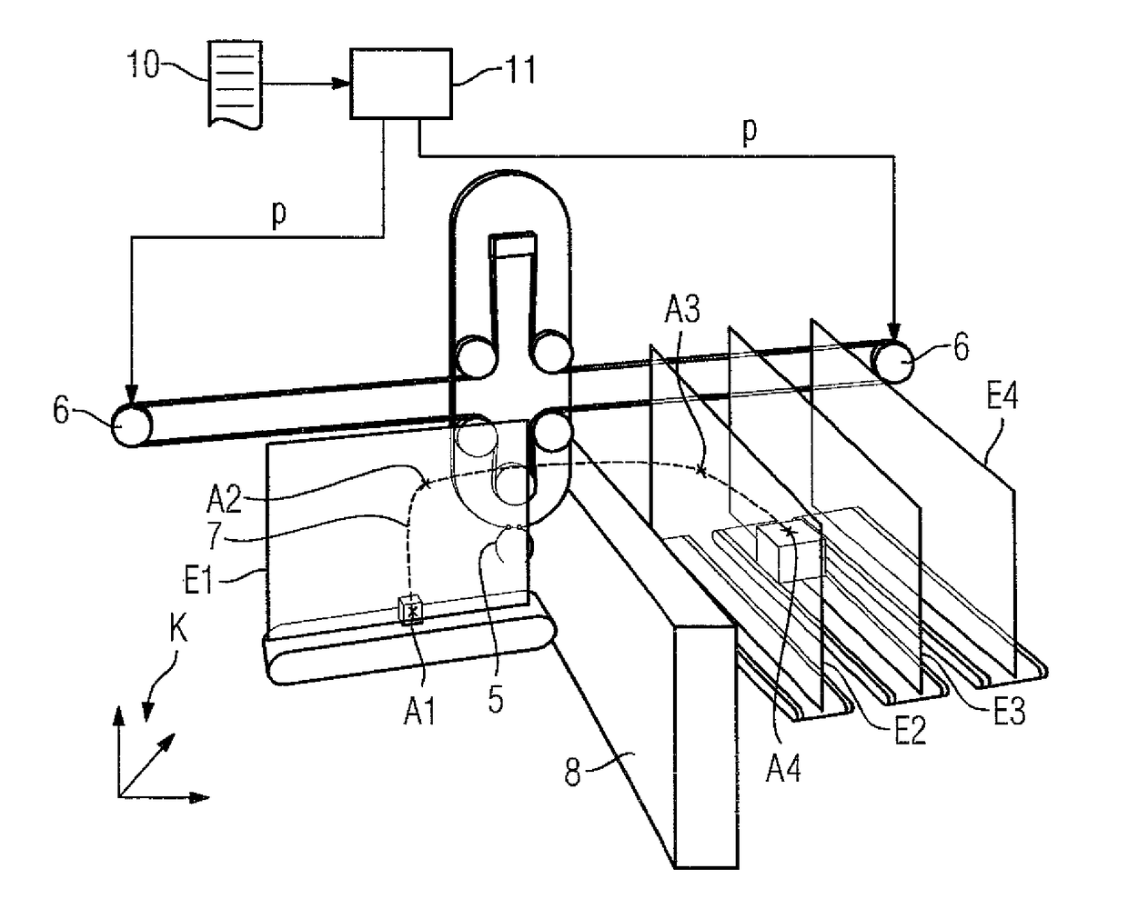 Programming method for a path to be traveled by an end effector