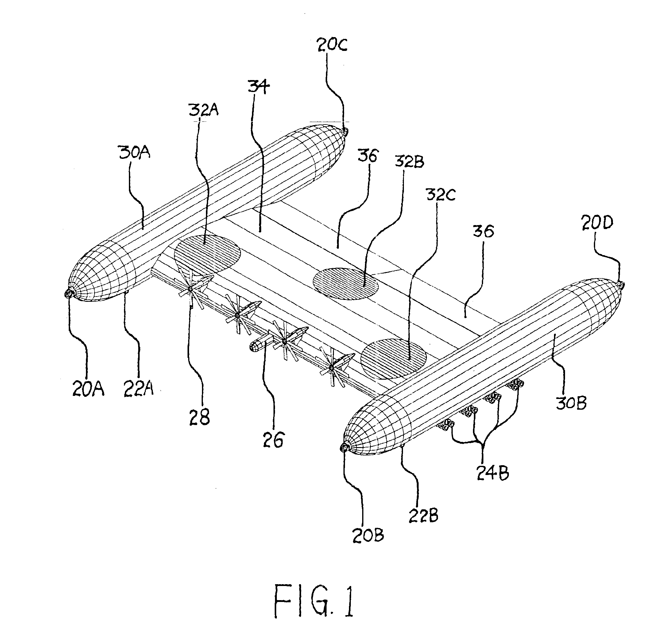 Hybrid flying wing