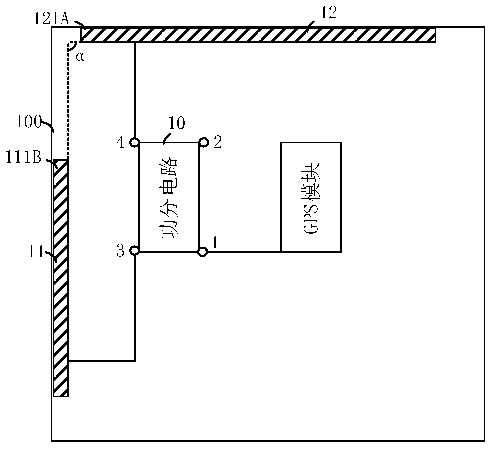 Circularly polarized positioning antenna device and wearable equipment