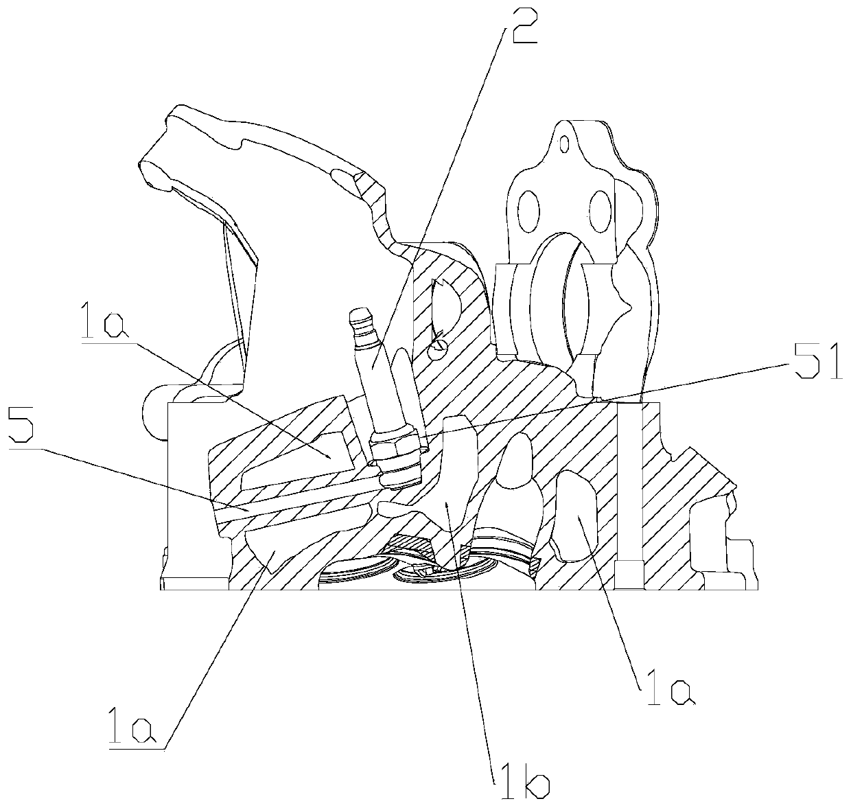 Reinforced cooling type air cylinder head