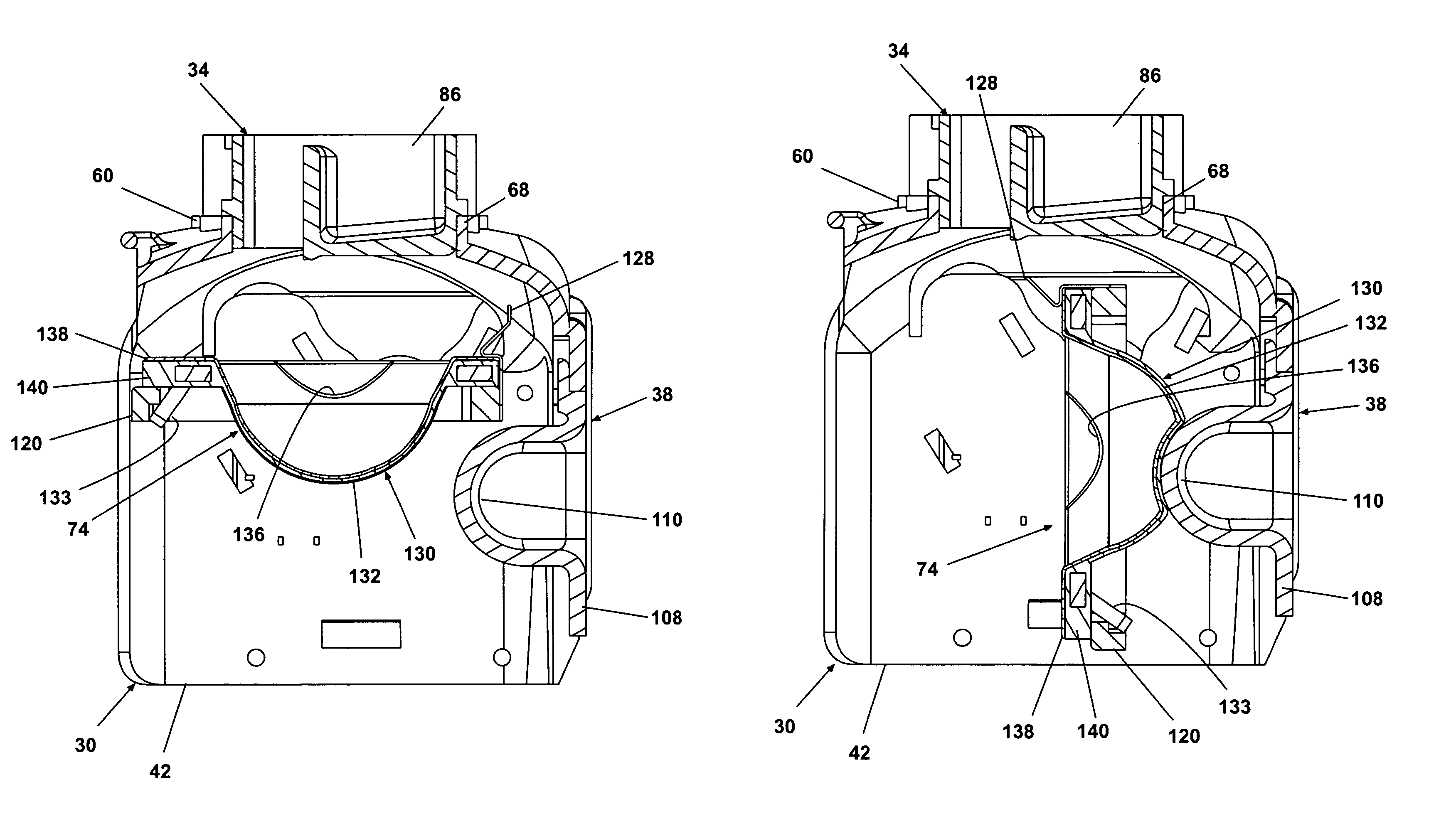 Refrigerator with compact icemaker