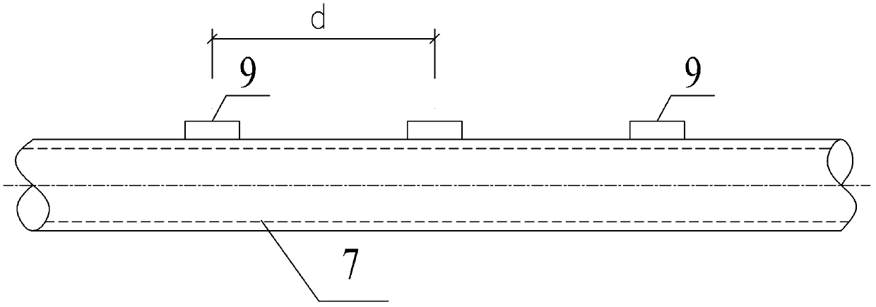 Power pipe network for clearing deposits under dock