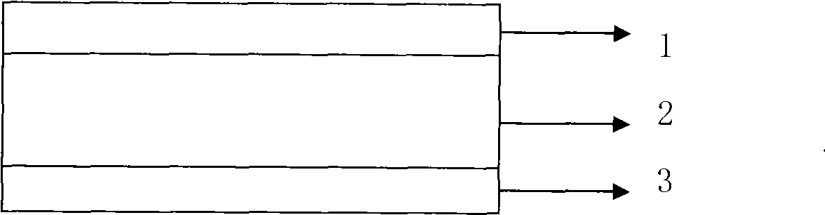 BOPP extinction film without anti-adhesion agent and production method thereof