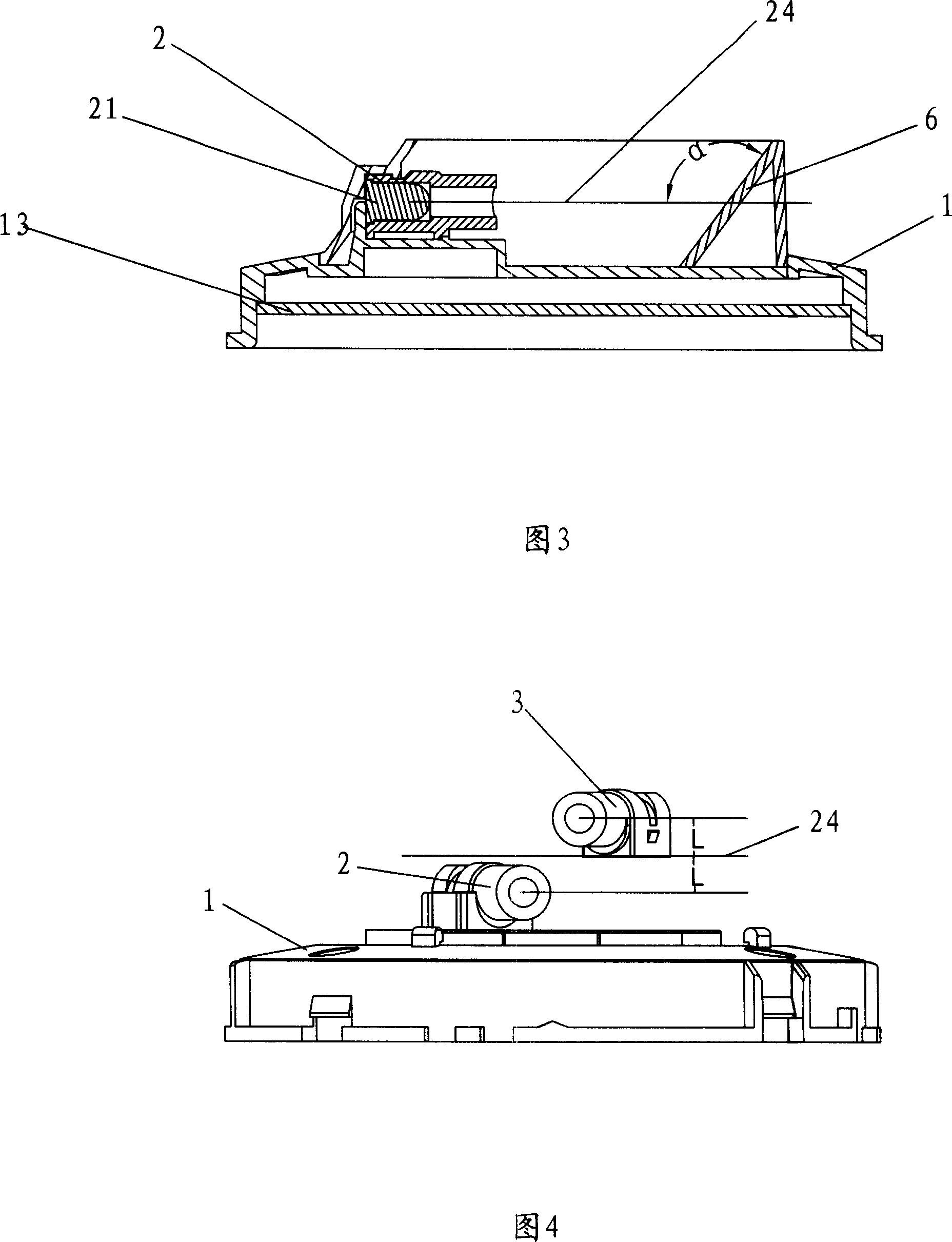 Implementing method for back photoelectric smoke induction investigator and its device