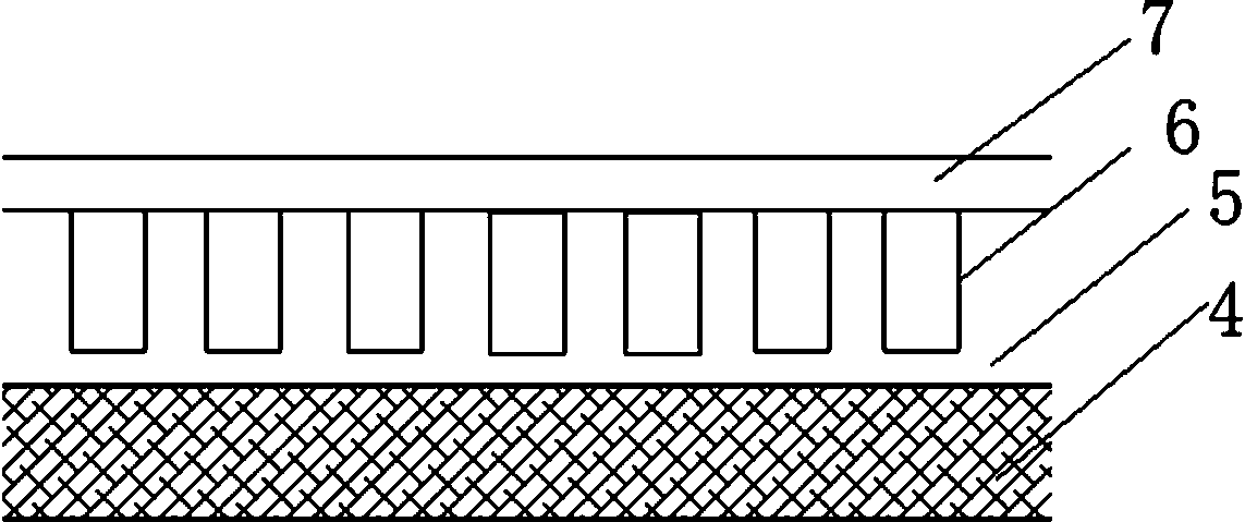 Luminescent cement-based grindstone terrace system and construction process thereof