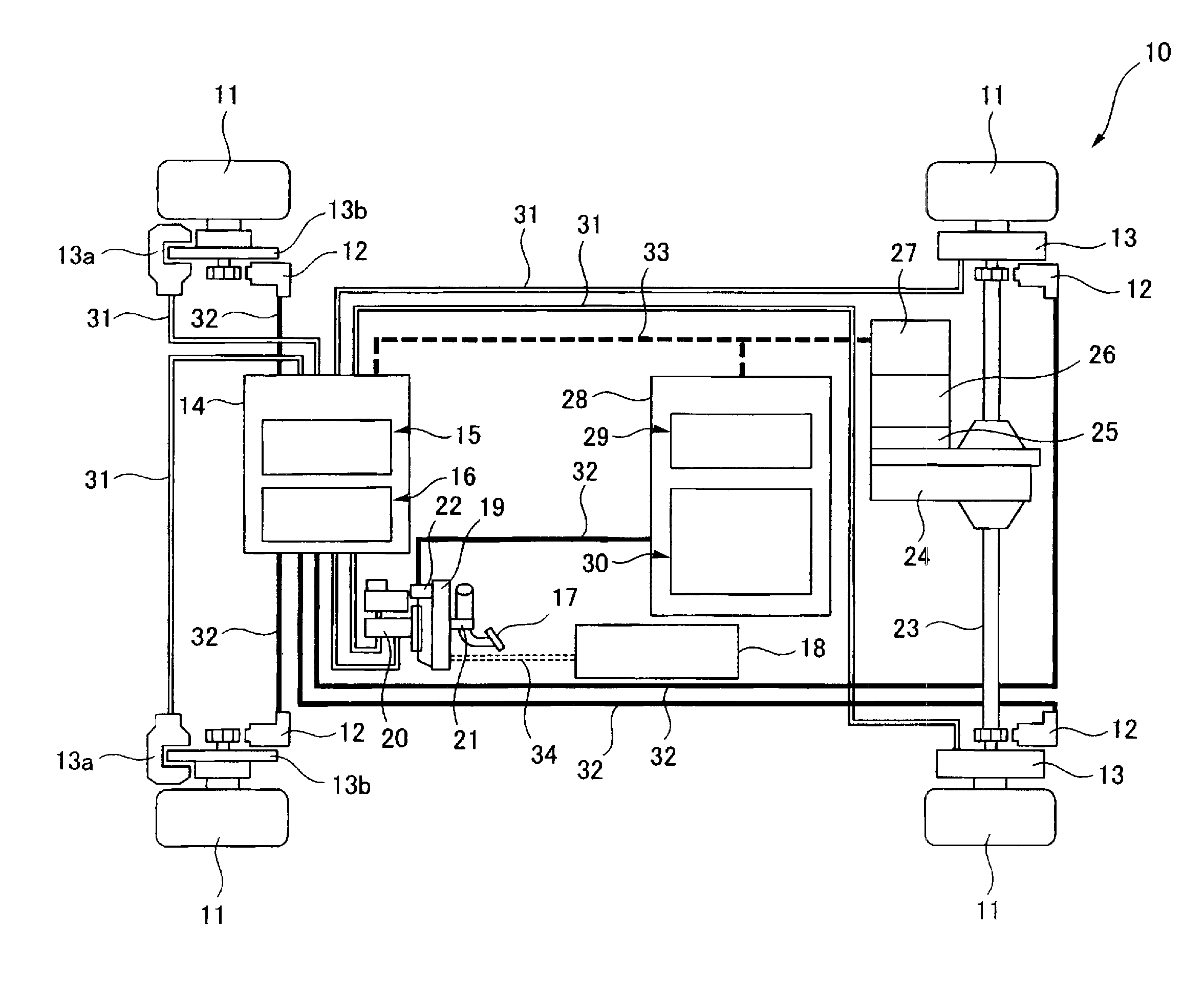 Vehicle driving force control device