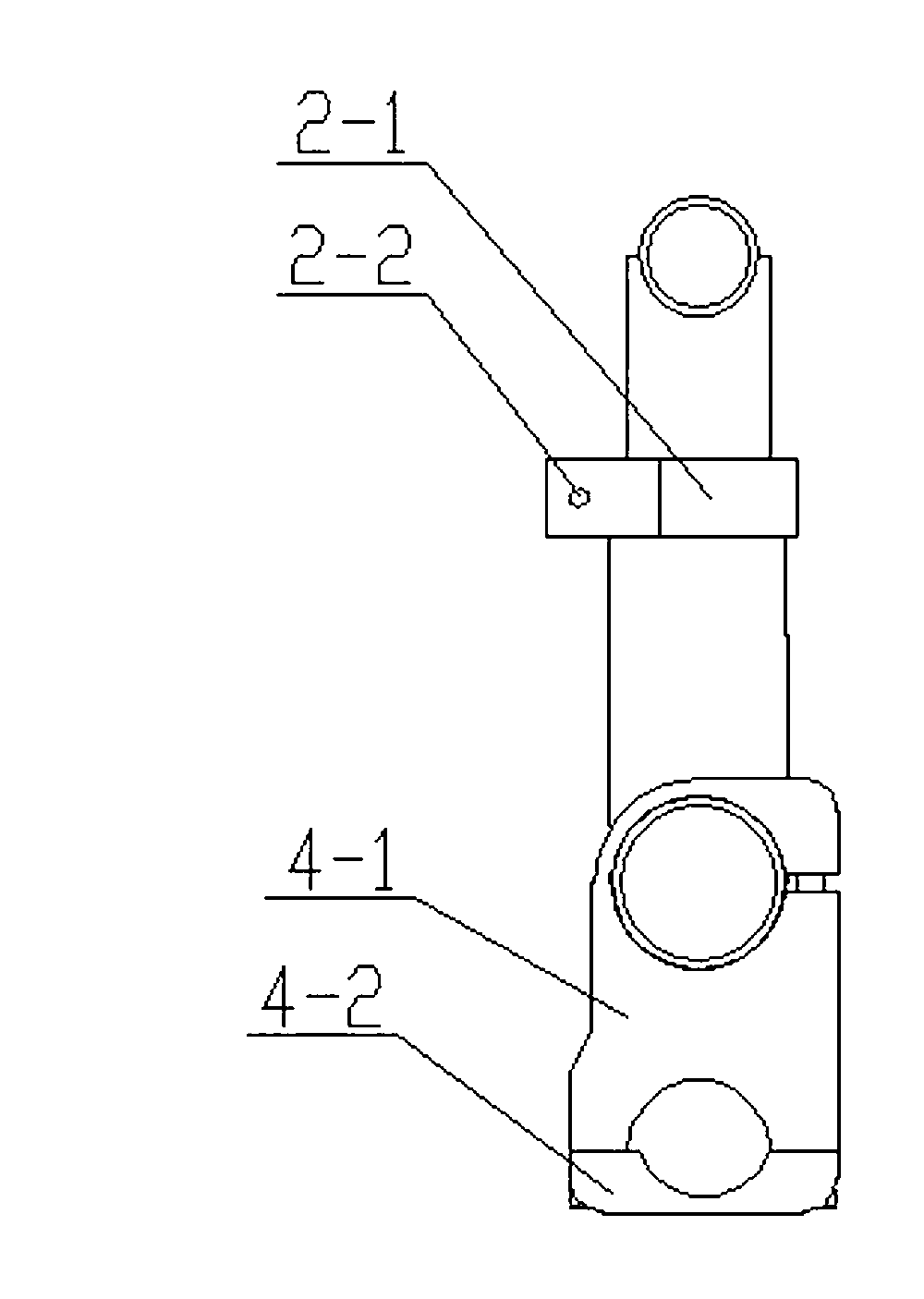 Sub handlebar of bicycle