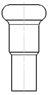 Manufacturing method for precisely-forged blank of outer input shaft II of automatic dual clutch transmission (DCT) of automobile