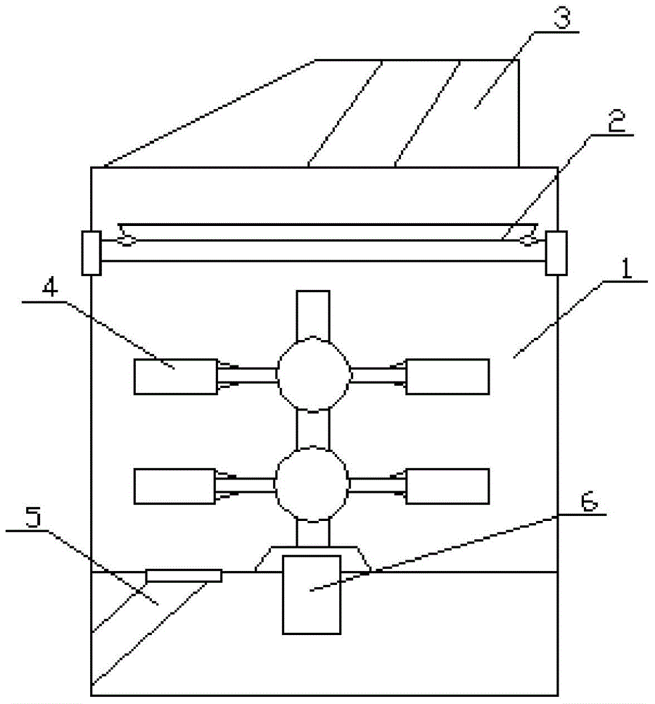 Cylinder type sand mixing equipment