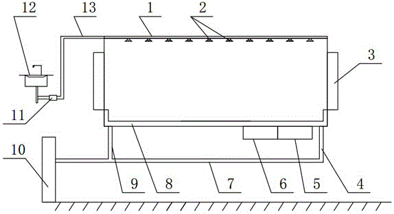 Quick and automatic water cleaning and air drying platform