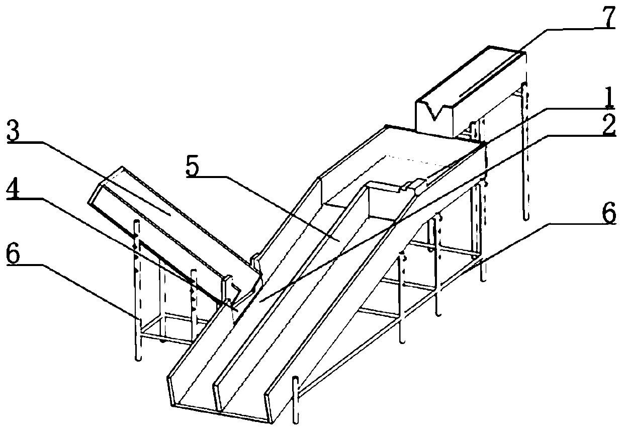 Experimental device and experimental method for simulating formation to break of barrier dam