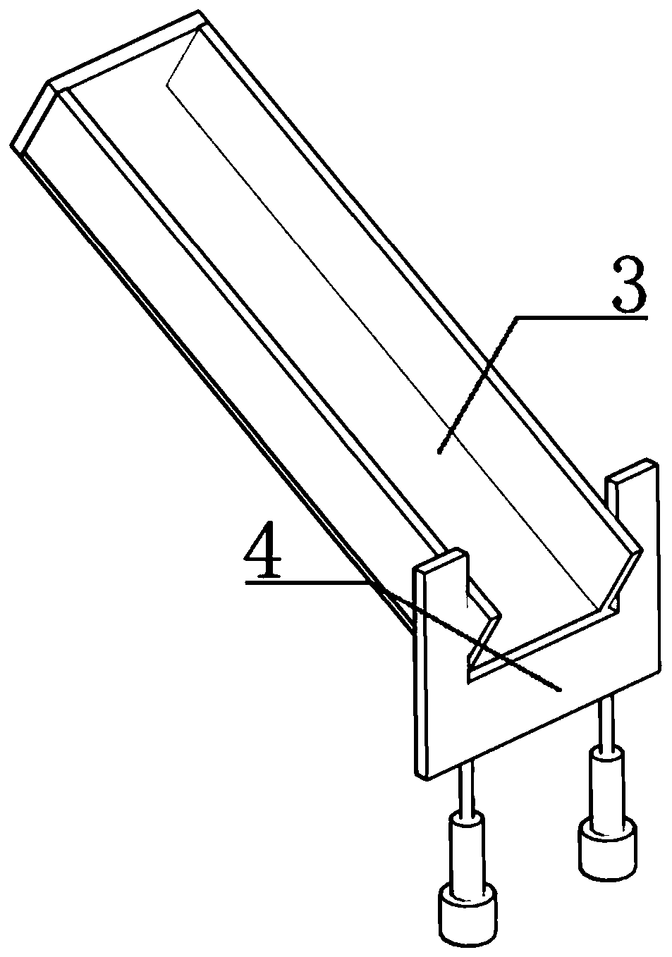 Experimental device and experimental method for simulating formation to break of barrier dam