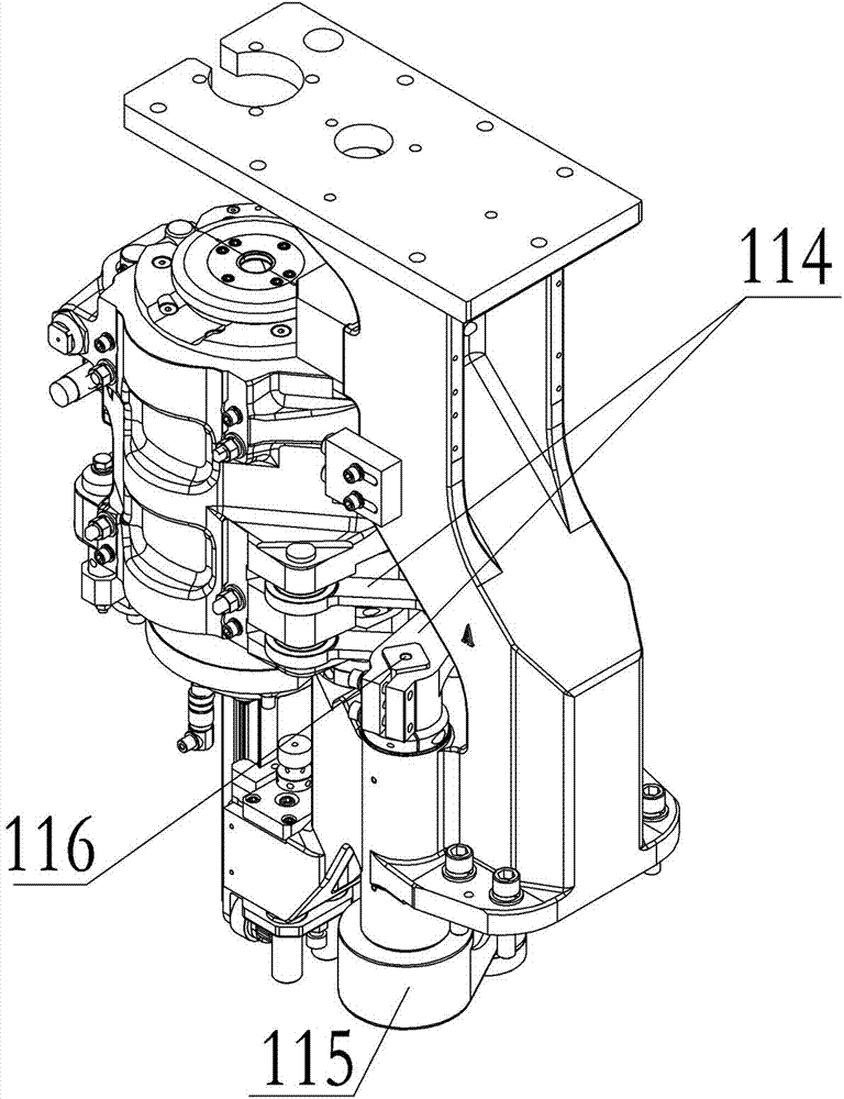 Bottom die and die set link mechanism of bottle blowing machine