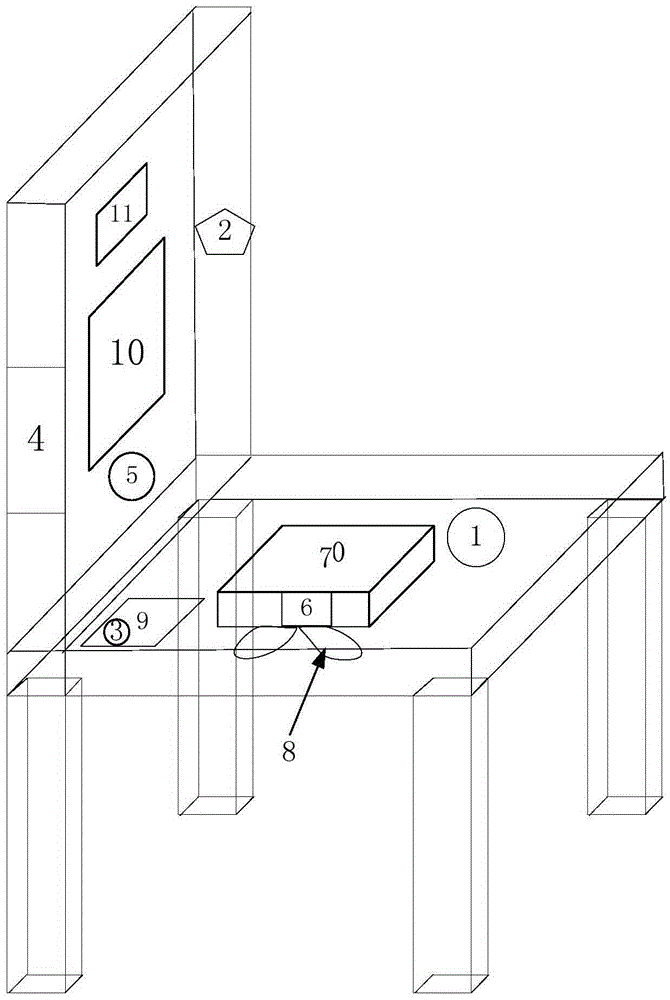 Temperature-adjustable seat system based on wireless sensing technology and achieving method of temperature-adjustable seat system