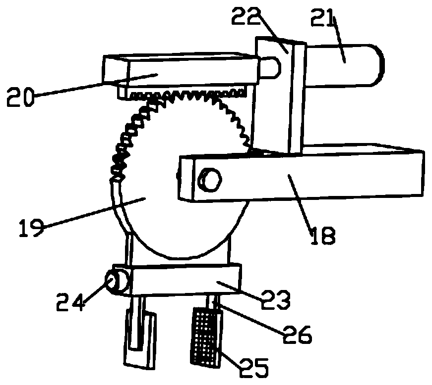 Automatic grabbing and lifting device for logistics sorting assembly line