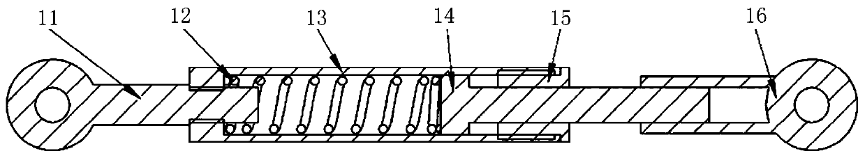 Self-adaptive suspension chassis system based on mechanical connecting rod mechanism