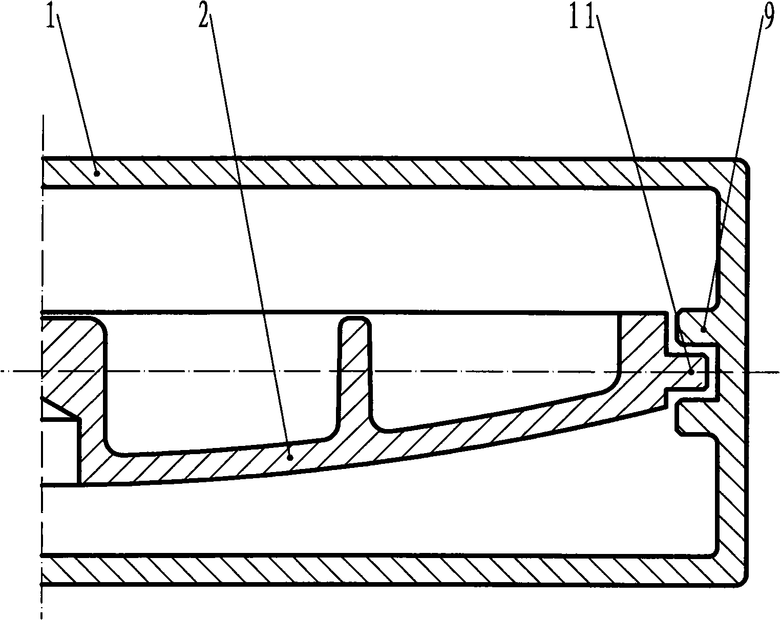 Oscillating bar crank isolating valve