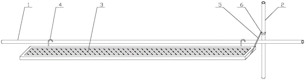 Derrick men quick-mounting working platform and manufacturing and mounting method thereof