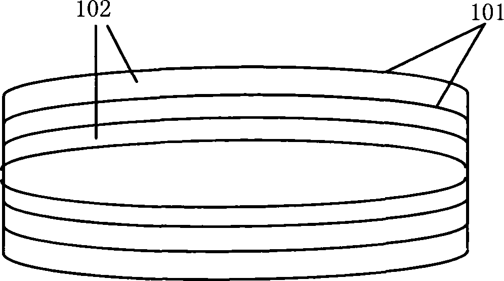 Optical device for focusing synchrotron radiation light source