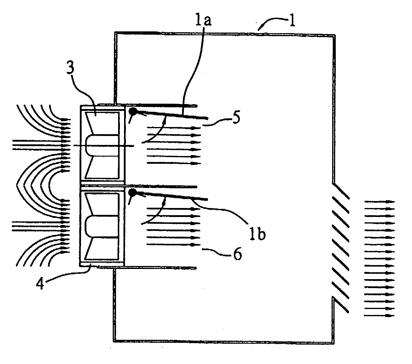 Flow direction control mechanism