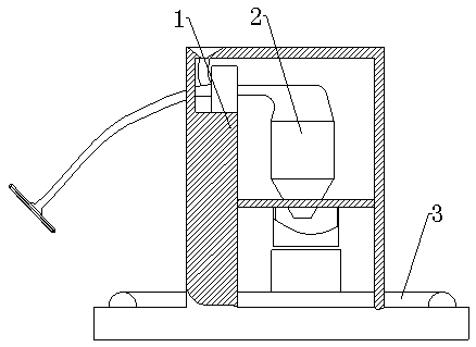 Dust removing machine for wood processing